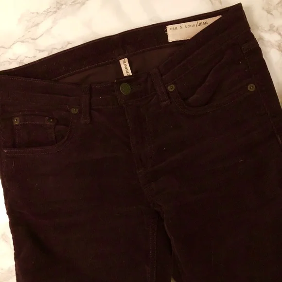 Rag & Bone corduroy low rise bell bottoms - Picture 2 of 5